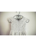 Cap Sleeves Ivory Lace Gray Lining Lovely Flower Girl Dress